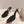 CL 25s Me Dolly Sandal Mule Heel Pump 85mm Black Sheepskin 446686