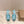 CL 25s Me Dolly Sandal Mule Heel Pump 85mm Blue Sheepskin 446689