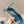 Miu Mordoré Pointed Toe Slingback Pumps 85mm Blue-teal Cowhide Sheepskin 445787