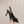 CC 25ss Bow Tie Slingbacks 85mm Black Satin & Patent Leather 447414