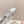 Miu Élan Bow-Detail Ballet Flat Sliver Metallic Leather 445803