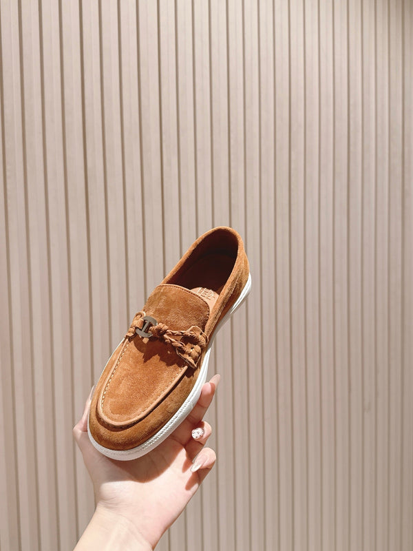 HM 25s Ignacio Loafer Caramel Suede Rubber 445341