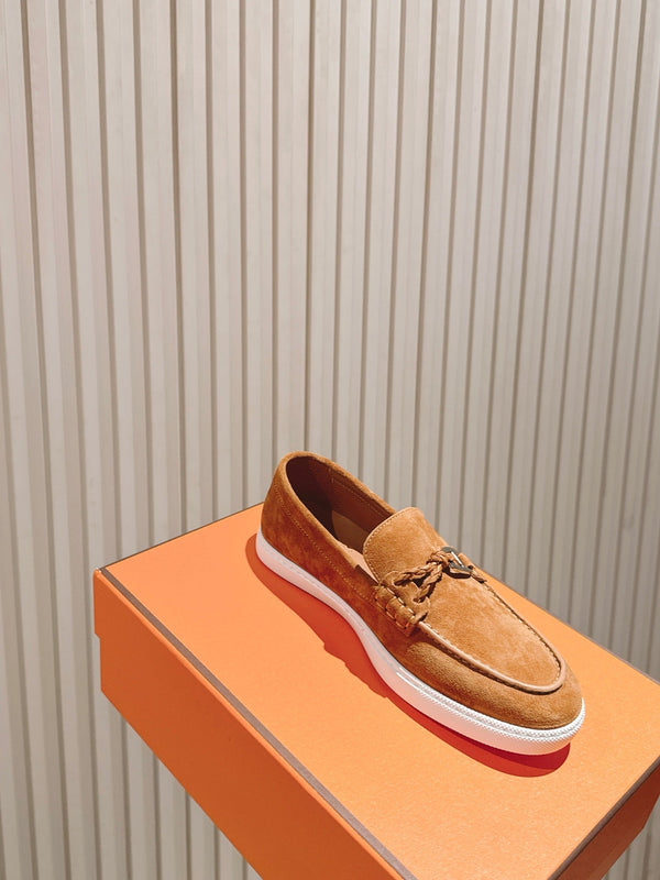 HM 25s Ignacio Loafer Caramel Suede Rubber 445341