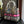 medium lady 24 black pink flower embroidery