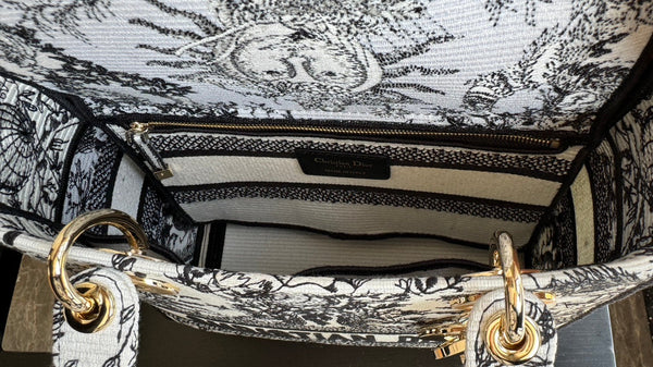 tela da ricamo sole bianco e nero da donna media 24