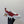 HM Bouncing sneaker Beige Gray mix Red Fabric with Suede 212285