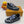 TRAINER SNEAKER IN BLACK MONOGRAM DENIM FABRIC
