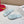 Petal Anagram Slide in Sky Blue Soft Calfskin 273743