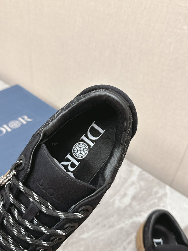 CD And Stone Island B33 Sneaker – Limited And Numbered Edition Black Canvas