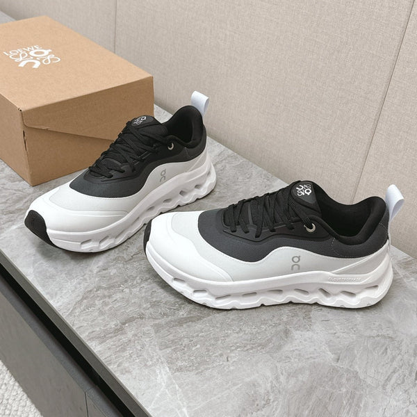 SNEAKER RUN IN TESSUTO BIANCO MISTO CAMOSCIO NERO E RETE