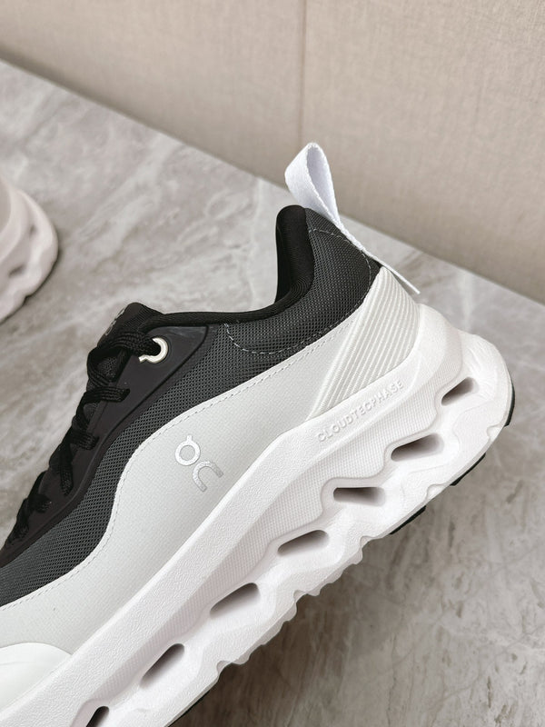 SNEAKER RUN IN TESSUTO BIANCO MISTO CAMOSCIO NERO E RETE