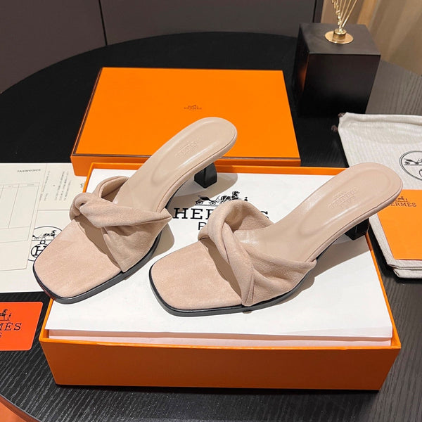 HM Sandales Giny 5.5 Daim de veau Beige clair 680062
