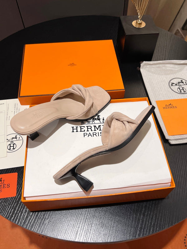 HM Sandales Giny 5.5 Daim de veau Beige clair 680062