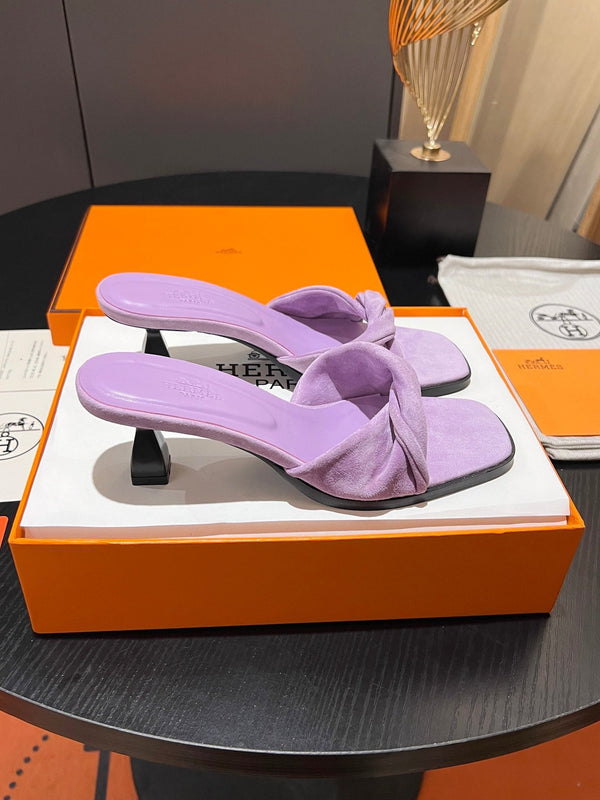 Sandale HM Giny 5.5 Daim de veau rose clair 680060