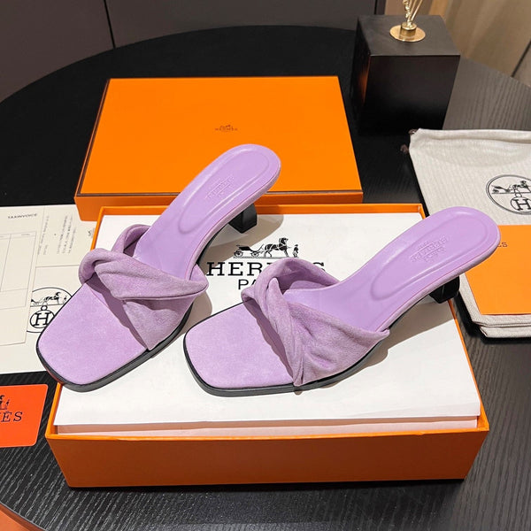 Sandale HM Giny 5.5 Daim de veau rose clair 680060