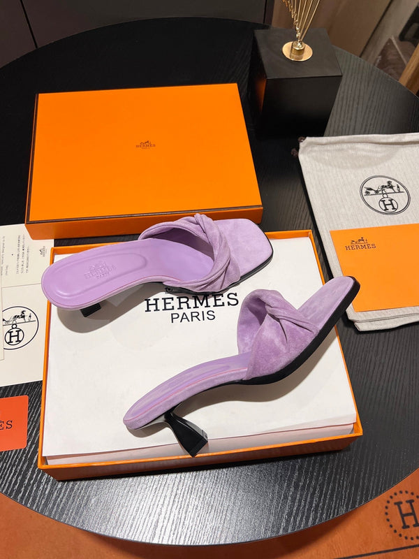Sandale HM Giny 5.5 Daim de veau rose clair 680060