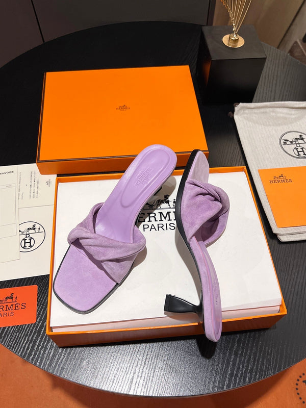 Sandale HM Giny 5.5 Daim de veau rose clair 680060