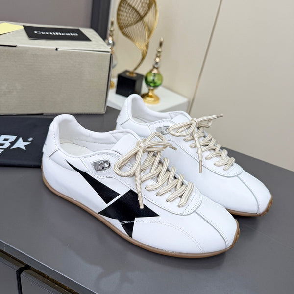 Baskets Golden Goose 26s Marathon Runner en cuir blanc 735861