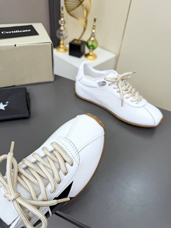 Baskets Golden Goose 26s Marathon Runner en cuir blanc 735861