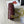 25C Mini Flap 19cm Pelle di agnello bordeaux Cuore dorato Hardware