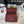 25C Mini Flap 24cm Pelle di agnello bordeaux Hardware a forma di cuore dorato