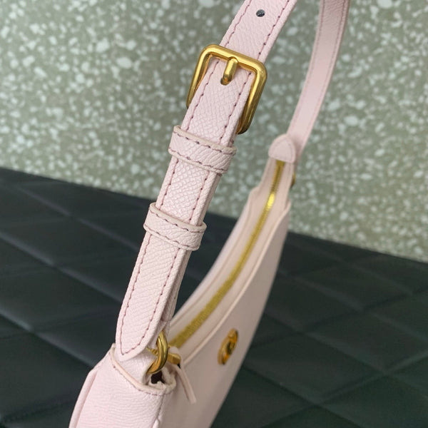 VA GARAVANI VLOGO mini HOBO bag pink calfskin 566879