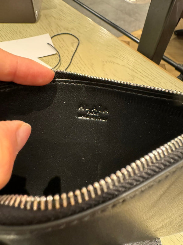 ONE PIECE MEDIUM BAG 39 IN BLACK SHEEPSKIN EYELET DETAILING