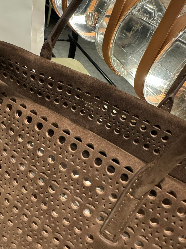 NEO MINA 32 BAG IN CHOCOLATE VIENNE SUEDE