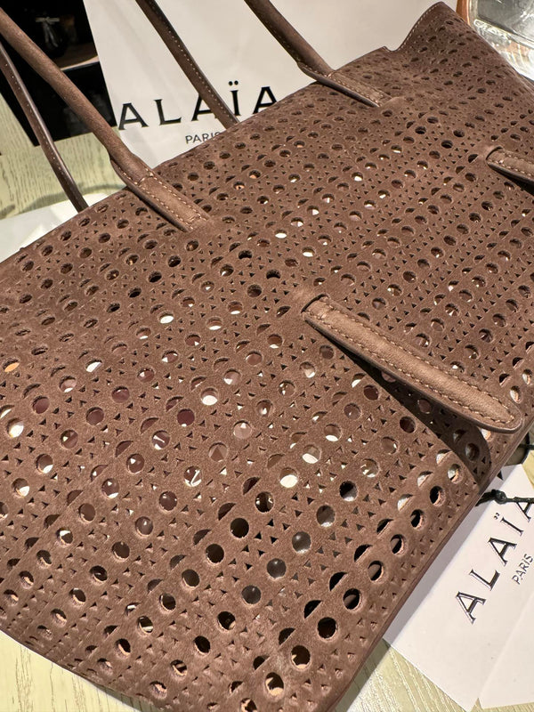 NEO MINA 32 BAG IN CHOCOLATE VIENNE SUEDE