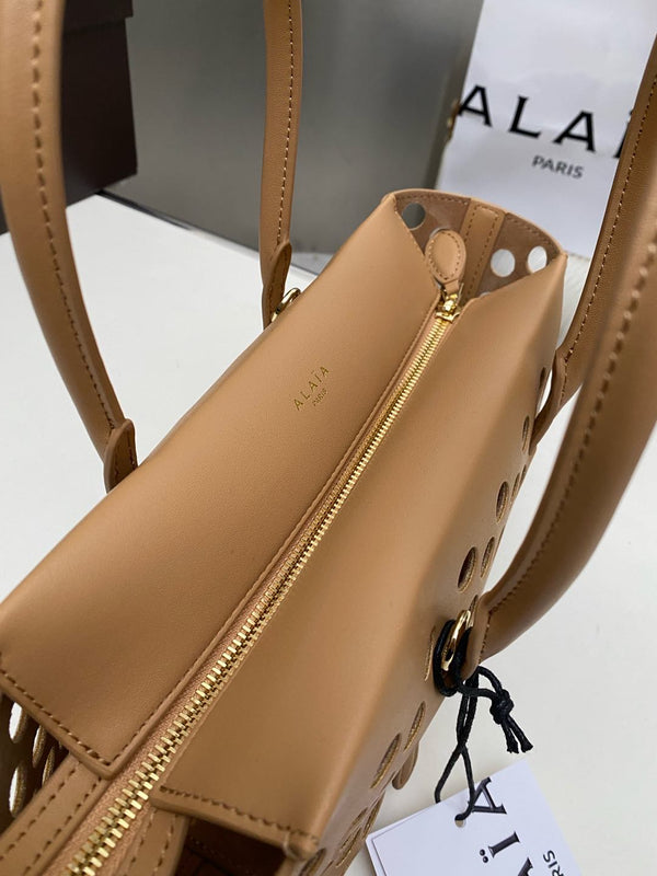 NEO MINA 20 BAG IN WHISKEY PERFORATED CALFSKIN