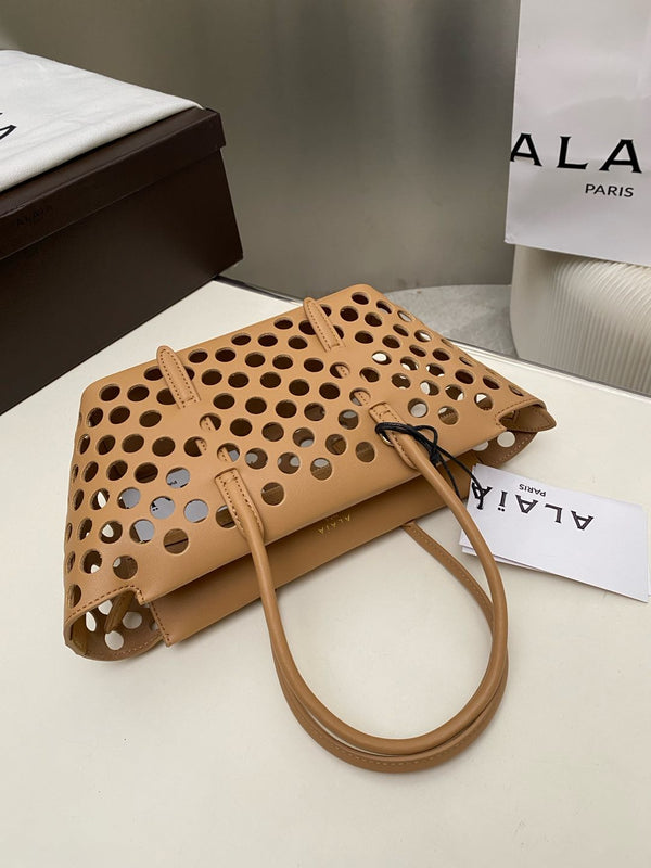 NEO MINA 20 BAG IN WHISKEY PERFORATED CALFSKIN