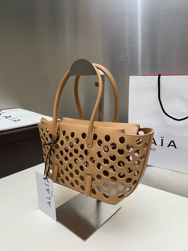 NEO MINA 20 BAG IN WHISKEY PERFORATED CALFSKIN