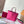 NEVERFULL BANDOULIÈRE INSIDE OUT BB 24 IN BROWN MONOGRAM CANVAS AND PINK CALFSKIN