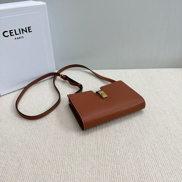 POCHETTE 16 TRACOLLA 18 IN PELLE DI VITELLO MORBIDA ARANCIONE BRONZO E FERRAMENTA ORO