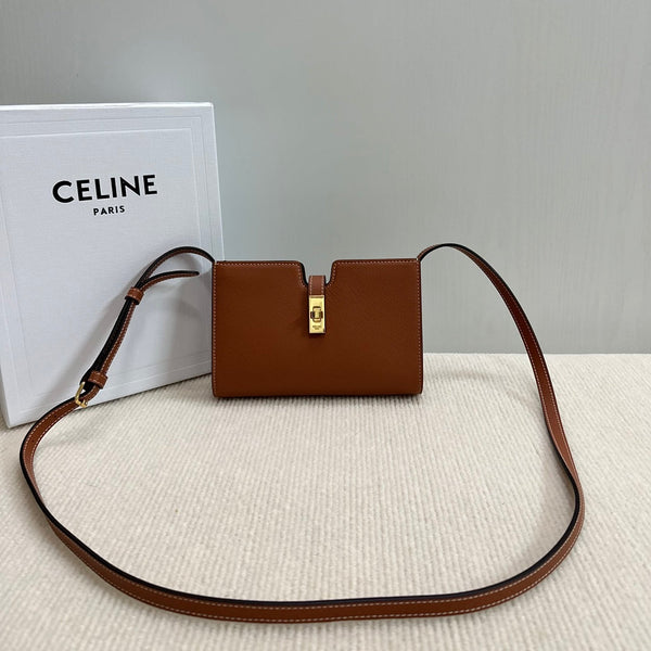 POCHETTE 16 TRACOLLA 18 IN PELLE DI VITELLO MORBIDA ARANCIONE BRONZO E FERRAMENTA ORO