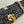 Celin Triomphe 20cm Black Raffia