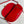 CL Halfmoon Triomphe Small Bag 25cm Red Lambskin