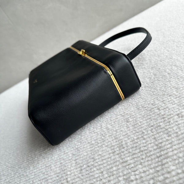 CL 26s Rectangle Black Supple Calfskin
