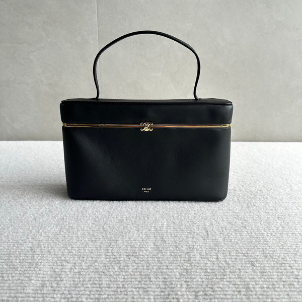 CL 26s Rectangle Black Supple Calfskin