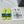 Ciabatte con tacco Dway 35 blu lime in cotone ricamato