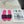 dway slide embroidered purple red cotton