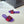 dway slide embroidered red purple cotton