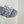 dway slide ricamato in cotone grigio