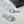 dway slide ricamato in cotone grigio