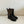 TERRITORY FLAT ANKLE BOOT IN BLACK EMBOSSED CALFSKIN
