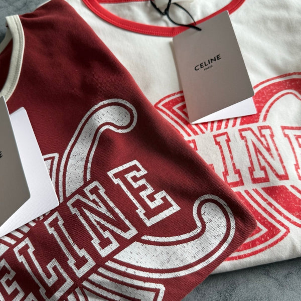 Celine PE26 T-shirt Manches Courtes Coton 350486