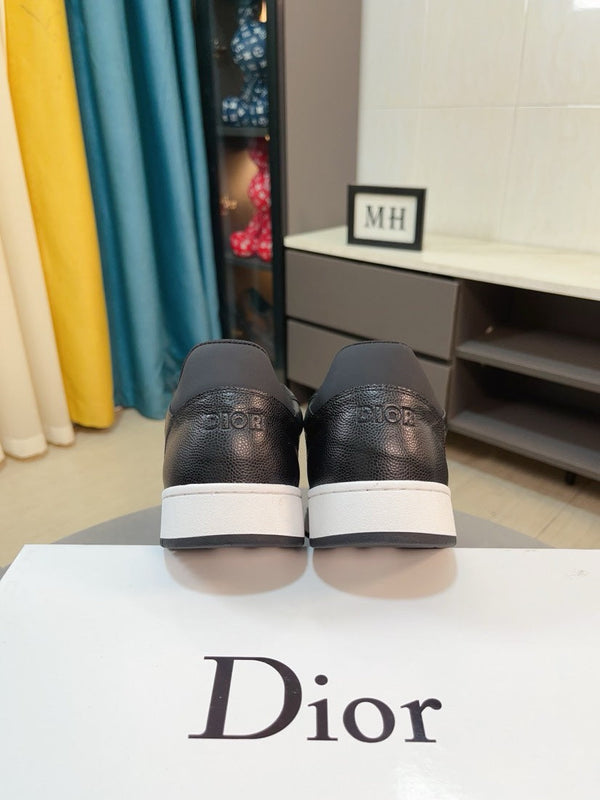 CD B27 LOW-TOP SNEAKER BLACK MONOGRAM CALFSKIN