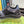 Sneaker da uomo GG in pelle di vitello nera e blu 523336