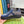 Sneaker con plateau da uomo GG in pelle di vacchetta blu 523418