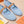 LV 25C Romy Flat Blue Pastel Monogram Denim Fabric With gold logo 218310
